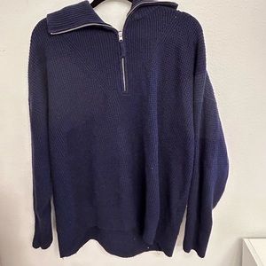 Aerie waffle quarter zip
